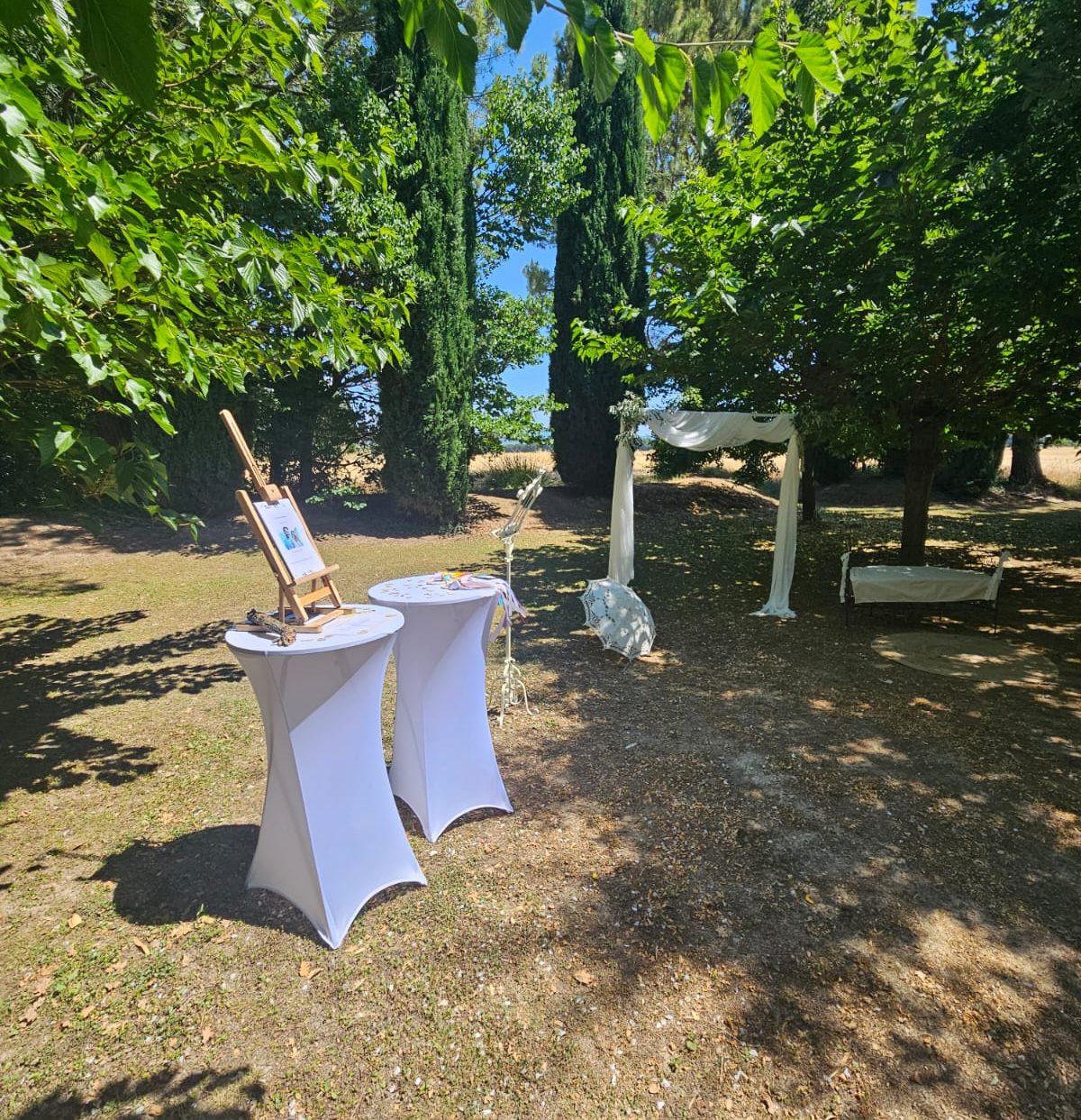 cérémonie en plein air